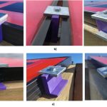 3D tištěné svorky pro přední povrchovou montáž FV na regály